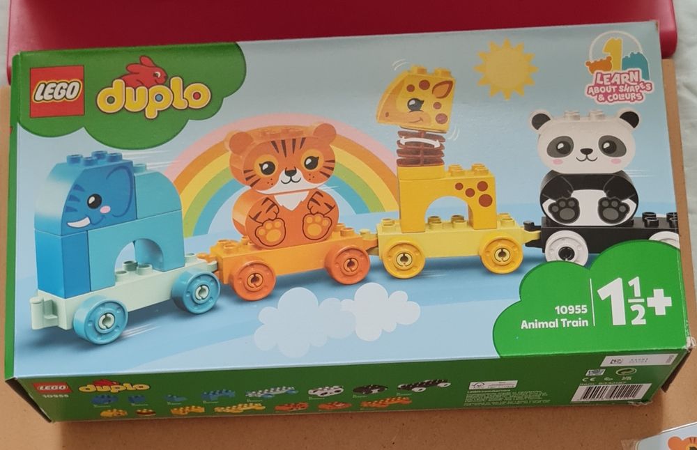 LEGO DUPLO „Primul meu tren cu animale” (modelul 10955) -1,5  ani+