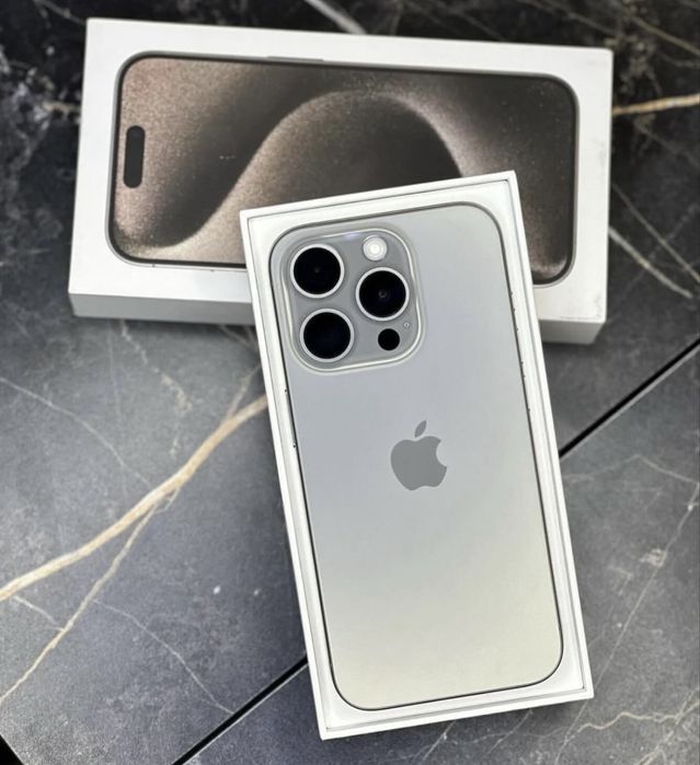 iPhone 15 Pro Max 256GB Natural Titanium-Fullbox-Neverlock|-Impecabil