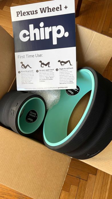 Chirp / Plexus Wheel+ - set 2 roti stretching spate, noi - 12” + 6”