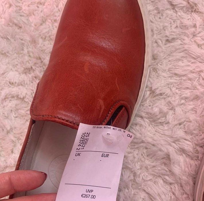 Sneakers Baker Fiorentini NOU cu eticheta piele naturala mar36 nu Zara