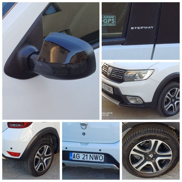 Dacia Sandero Stepway 2019 LED Prestige NAVI JANTE PILOT diesel 1.5dci 90CP EURO6 fara Ad Blue