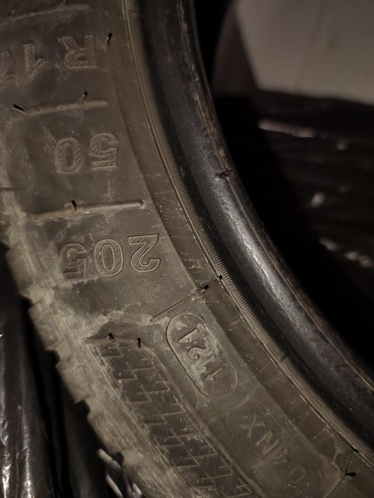 Set 4 cauciucuri KLEBER mixte / iarnă 205 50 17, stare bună, DOT 2021