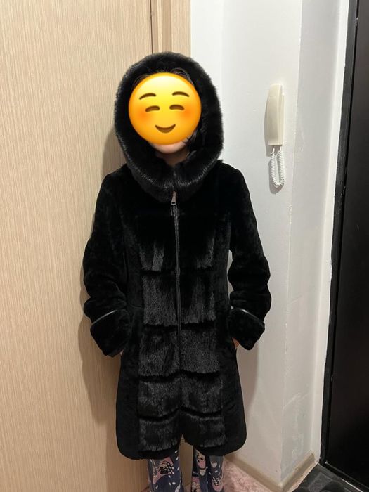 Шуба Мутон+Норка