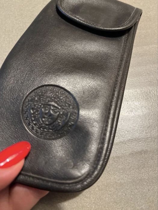 Винтидж кожен калъф Versace
