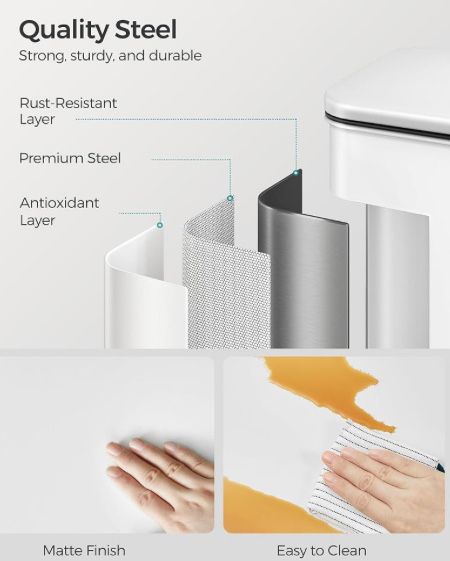 Кухненски кош за боклук 40L с плавно затваряне