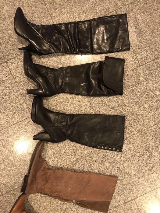 Чизми ботуши ест. Кожа Steve Madden, UNISA 38 / 39