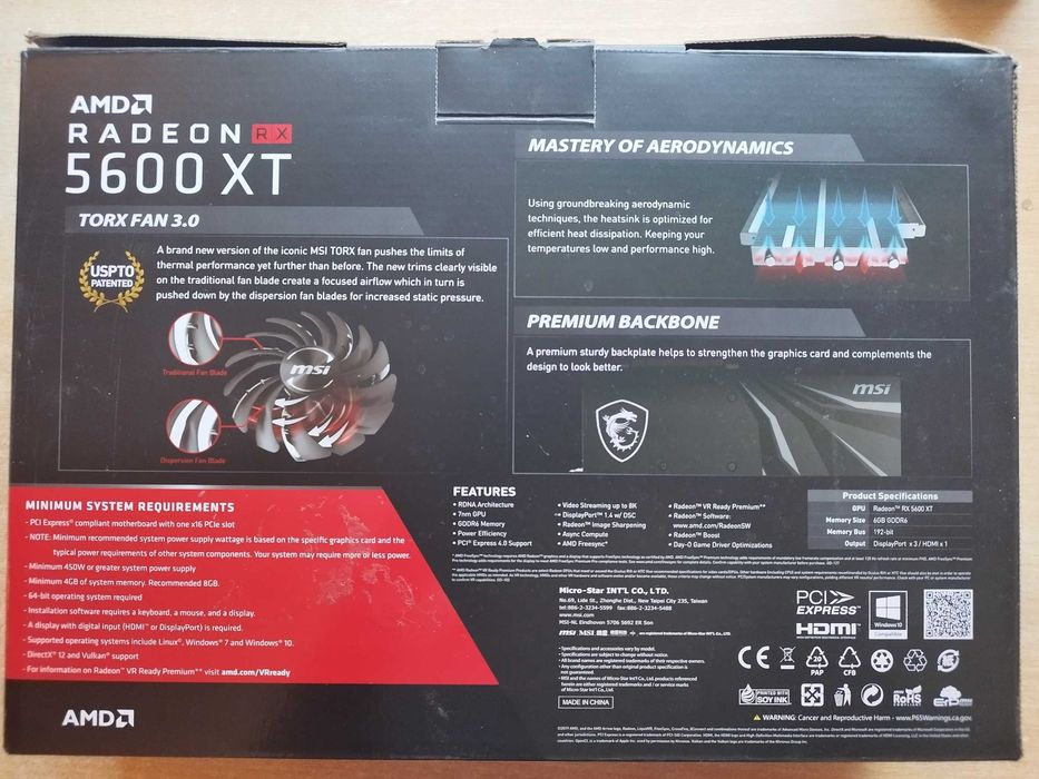 Placa video AMD Radeon RX 5600 XT