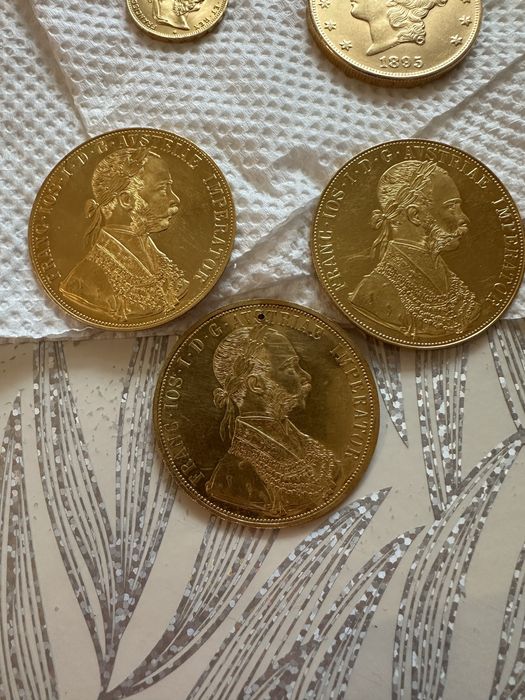 Monede aur Franz Joseph 4 ducati