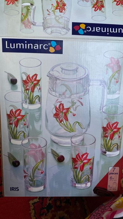 Графин Luminarc, 1 кувшин, 6 стакан