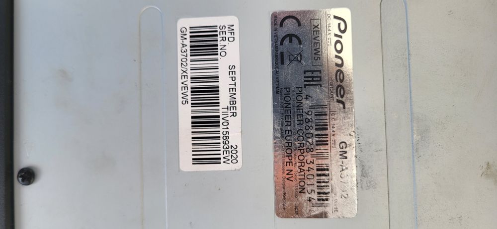 Subwoofer auto  Pioneer