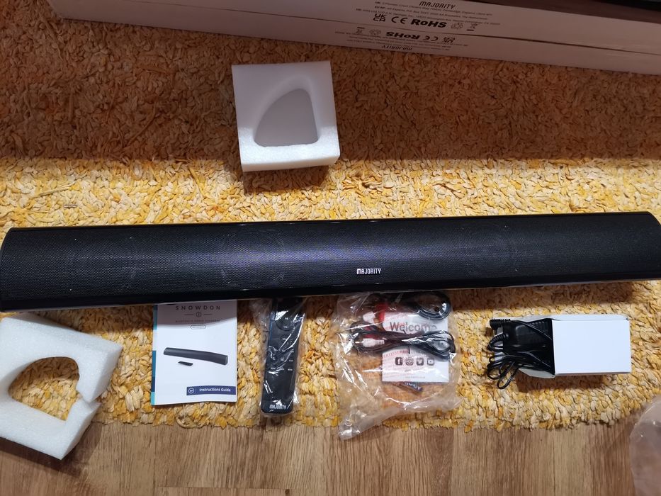 Soundbar Majority Snowdon 2.1 Bluetooth RCA Optical Aux 120w