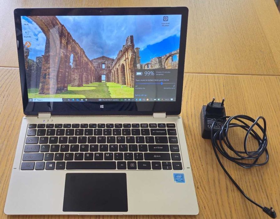 Laptop 2 in 1 MYRIA MY8312SV Intel Pentium N4200 pana la 2.5GHz 13.3" Touch 4GB SSD 256GB Intel® HD Graphics carcasa metalica