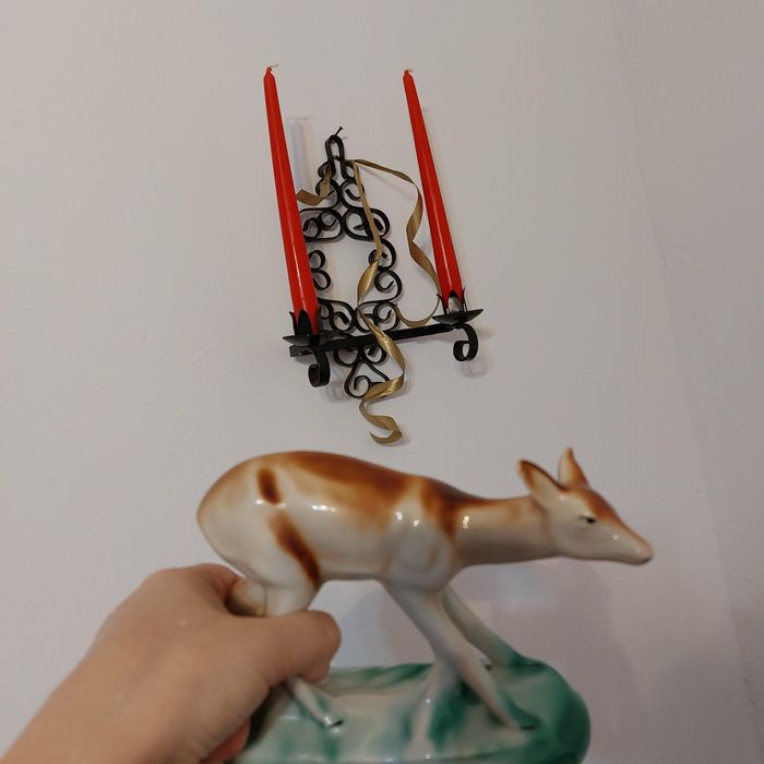 Свещник от соца ковано желязо