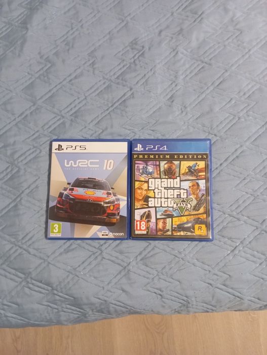 GTA 5за ps4  и WRC10 за ps5