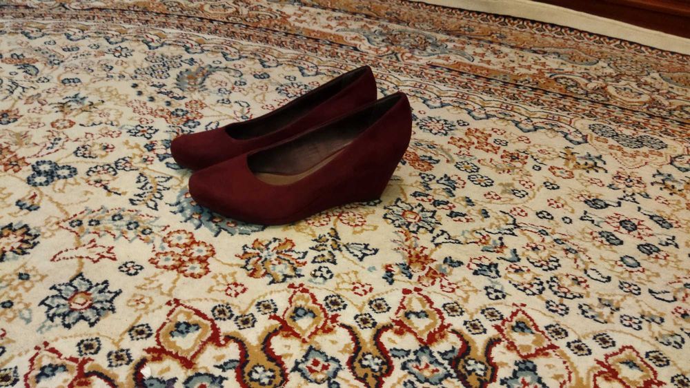 Замшевые туфли Tamaris