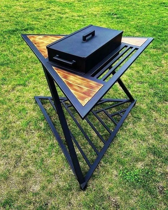 Мангал лофт металл