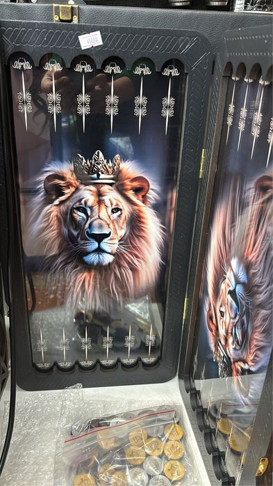 Нарды , ручная работа, стеклянные