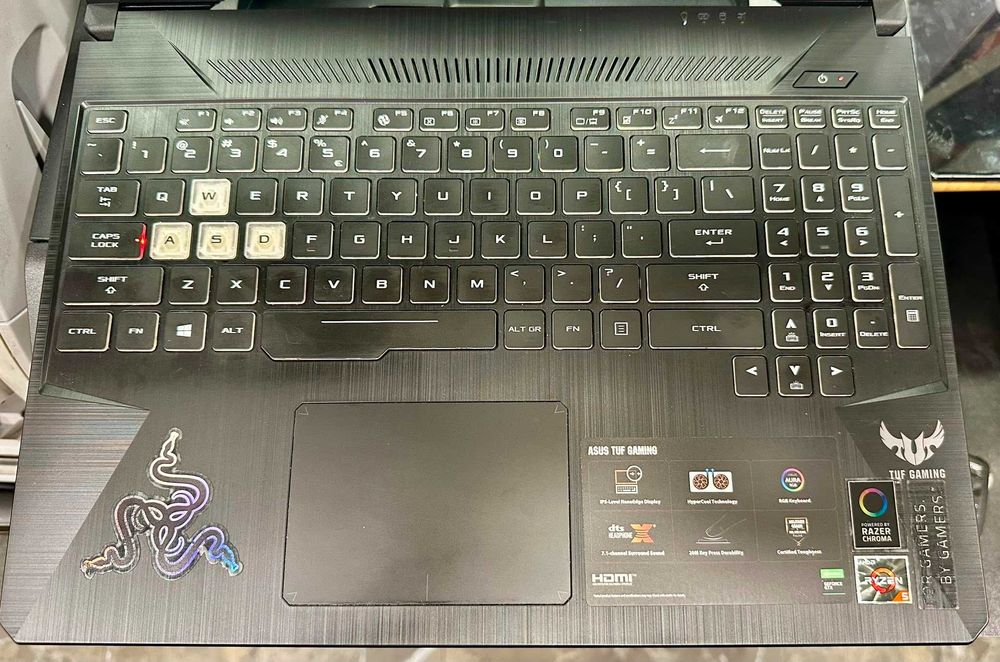 Hope Amanet P5 , Asus Tuf Gaming FX505DT , Ryzen 5 3550H 2.10 GHz , 8GB DRR4, 512GB SSD , NVIDIA GEFORCE GTX 1650 4GB - GARANTIE