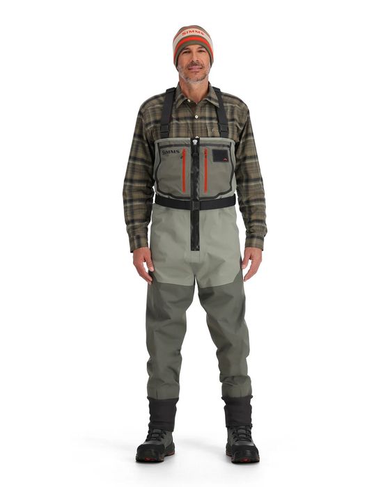 Simms Freestone Z Waders + Ghete Flyweight Vibram - Combo - Mărimi M 9-11 / 43 - Noi in cutie!