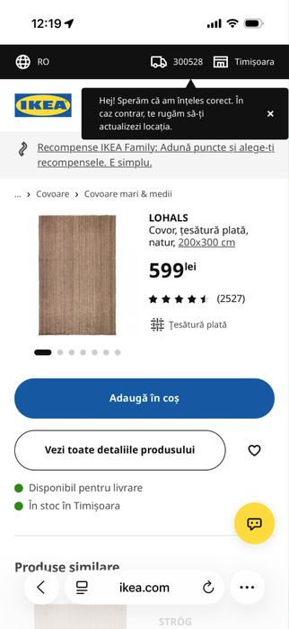 Covor tesatura plata