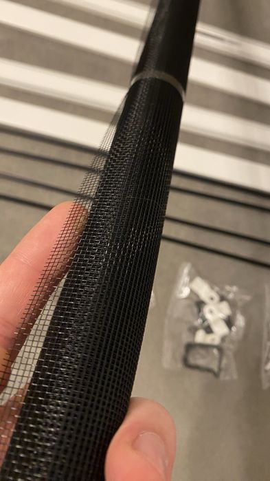 Plasa insecte/țânțari cu rama de aluminiu - Kit complet NOU