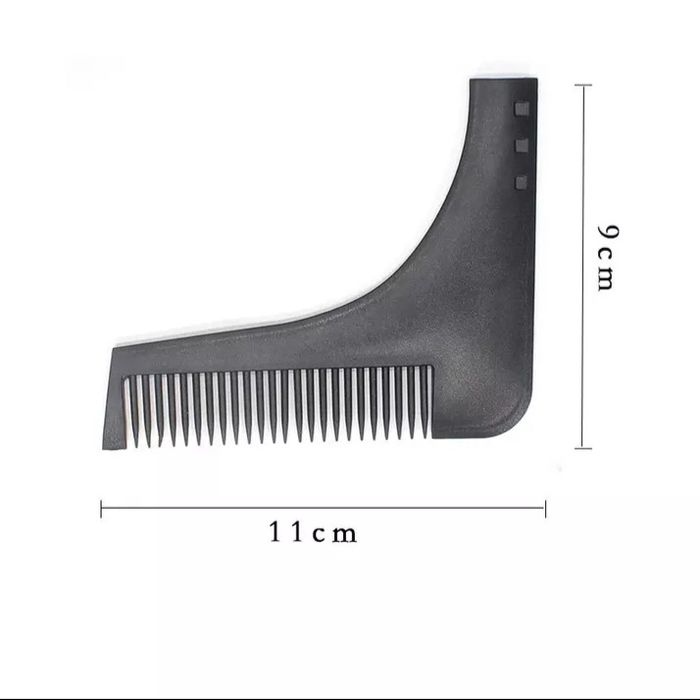 Forma pentru barba, sablon, pieptene