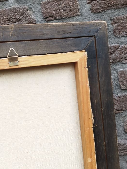 Винтидж холандска картина върху платно