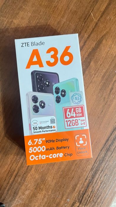 Zte телефон новый в упаковке