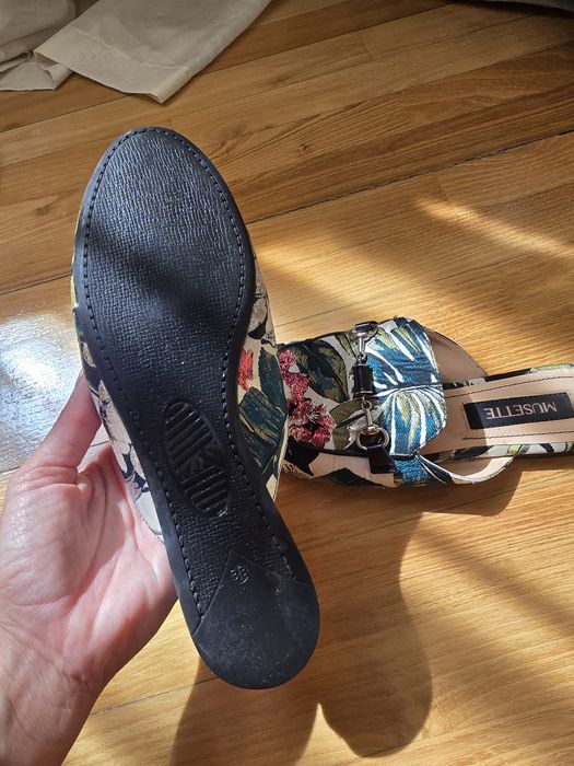 Papuci Musette satin