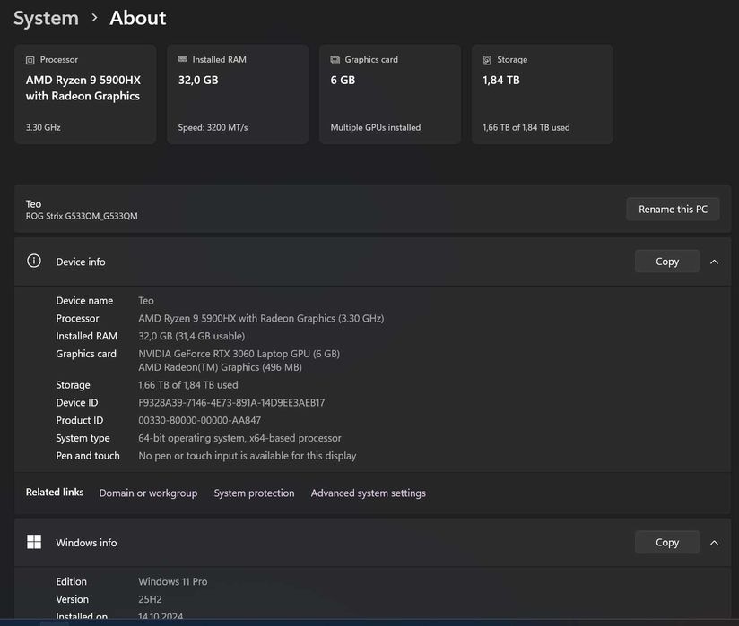 Asus ROG Strix SCAR 15 G533QM