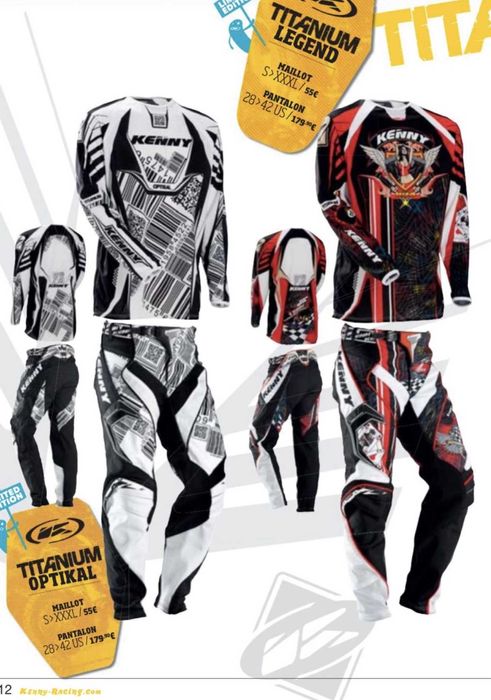 Pantaloni moto Cross enduro KENNY Titanium 30-32-34