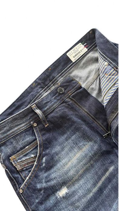 Diesel Industry дънки тъмносини distressed