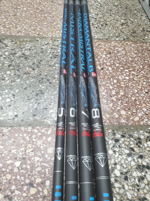 Директен Карбонов Телескоп Diamant Alb Mistral 4м/5м/6м/7м/8м