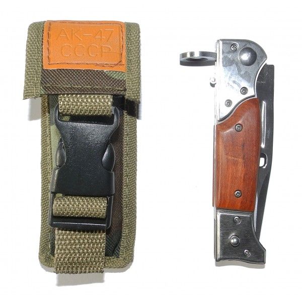 Топ стомана - сталь Руски сгъваем нож – щик – AK-47 СССР