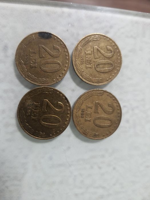 Monedă 20 lei cu Ștefan cel Mare