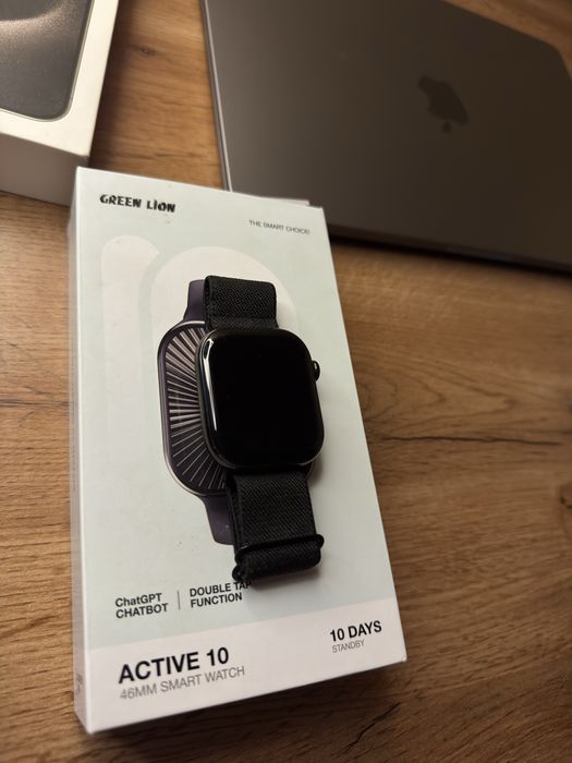 Apple watch\ green lion Active 10 46mm