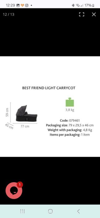 Carucior 3 in 1 Chicco Trio Best Friend Comfort