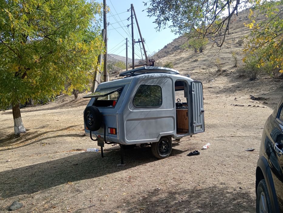 Цельнолитой надёжный лёгкий дом прицеп на колесах и модули на пикап