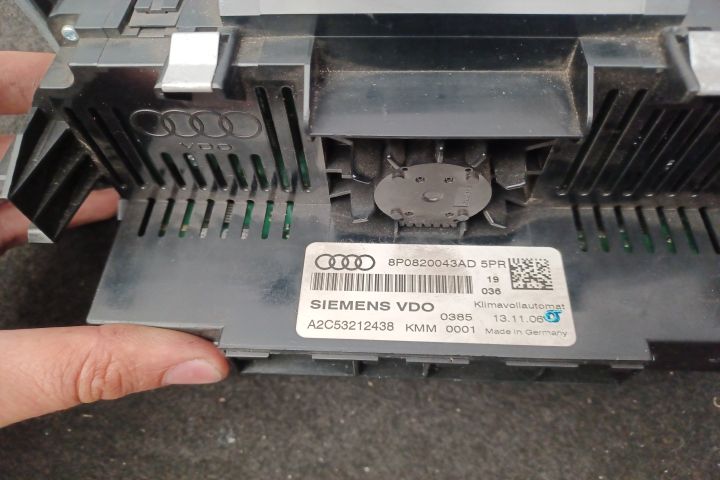 Comanda AC 8P0820043AD 8P0820043AD Audi A3 8P/8PA (facelift)