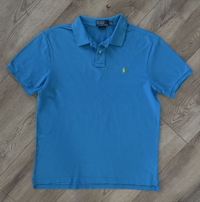 Tricou POLO RALPH LAUREN Slim Fit Albastru Barbati | Marime XXL