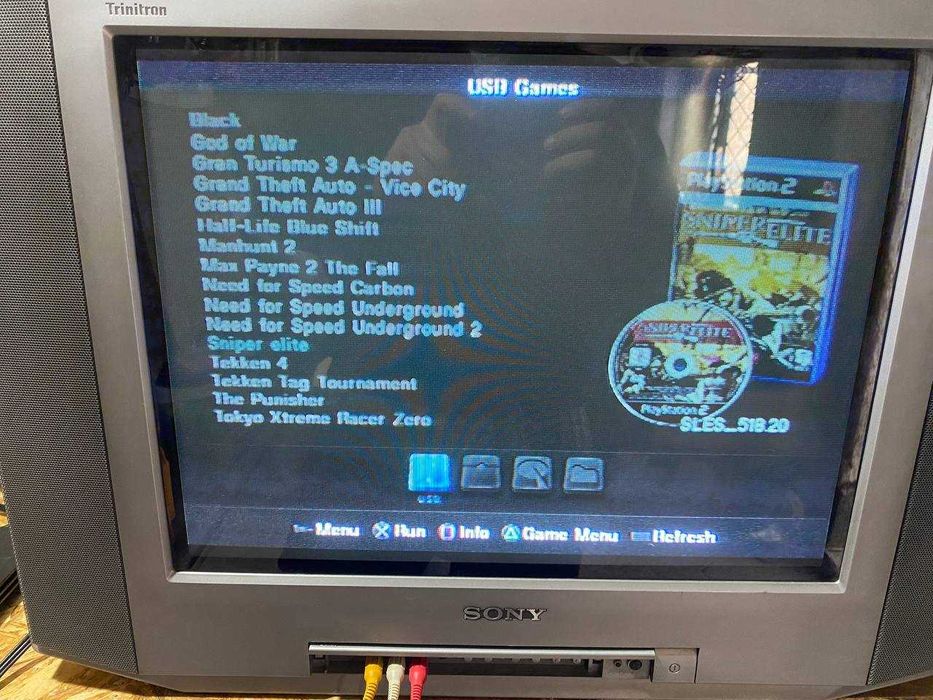 Playstation 2 slim прошитая 64GB