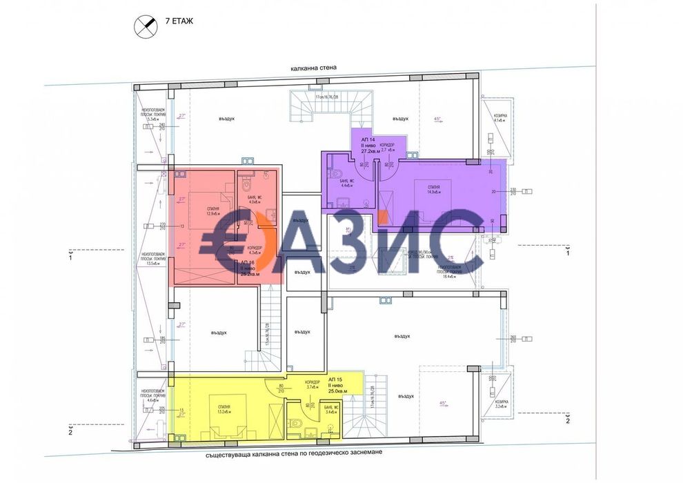 Продава се Четиристаен апартамент в Бургас, Център - 127 кв.м за 1366 €/кв.м - Снимка #12