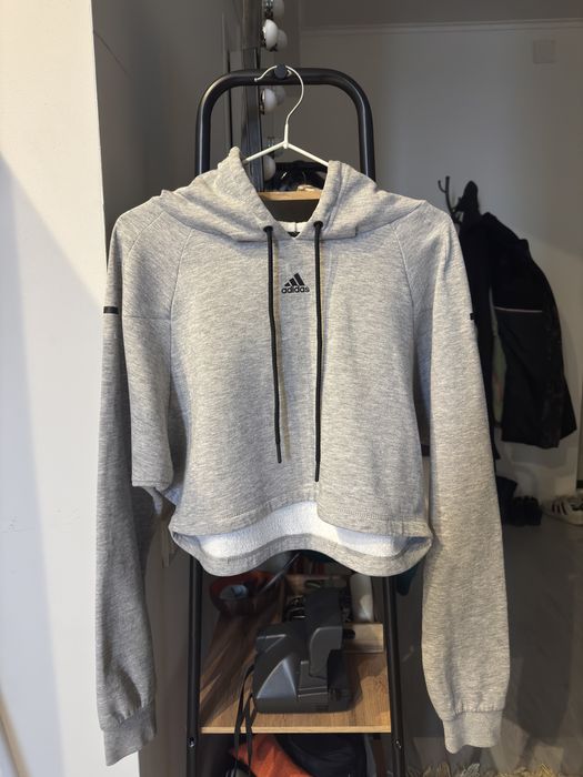 Худи толстовкп кроп Adidas