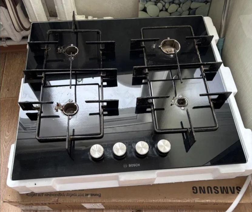 Духовой шкаф встраемая Bosch газовая панель Bosch