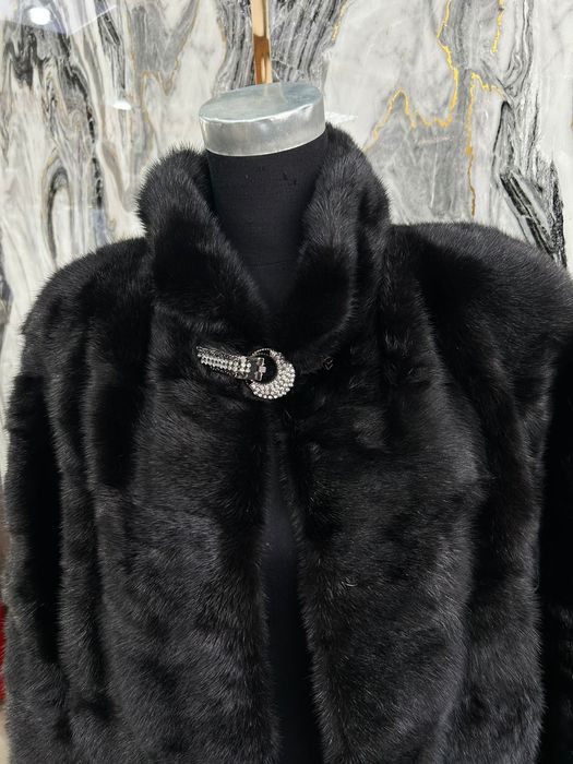 Шуба роковая коричневая