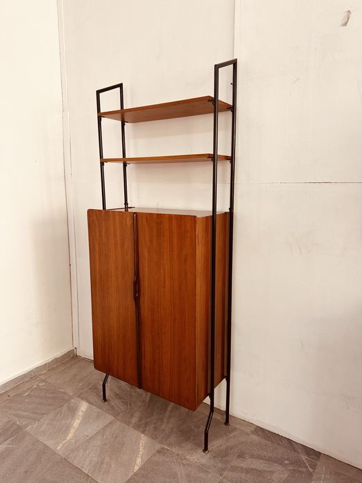 Винтидж италиански шкаф с етажерка – Mid Century (1960-те)