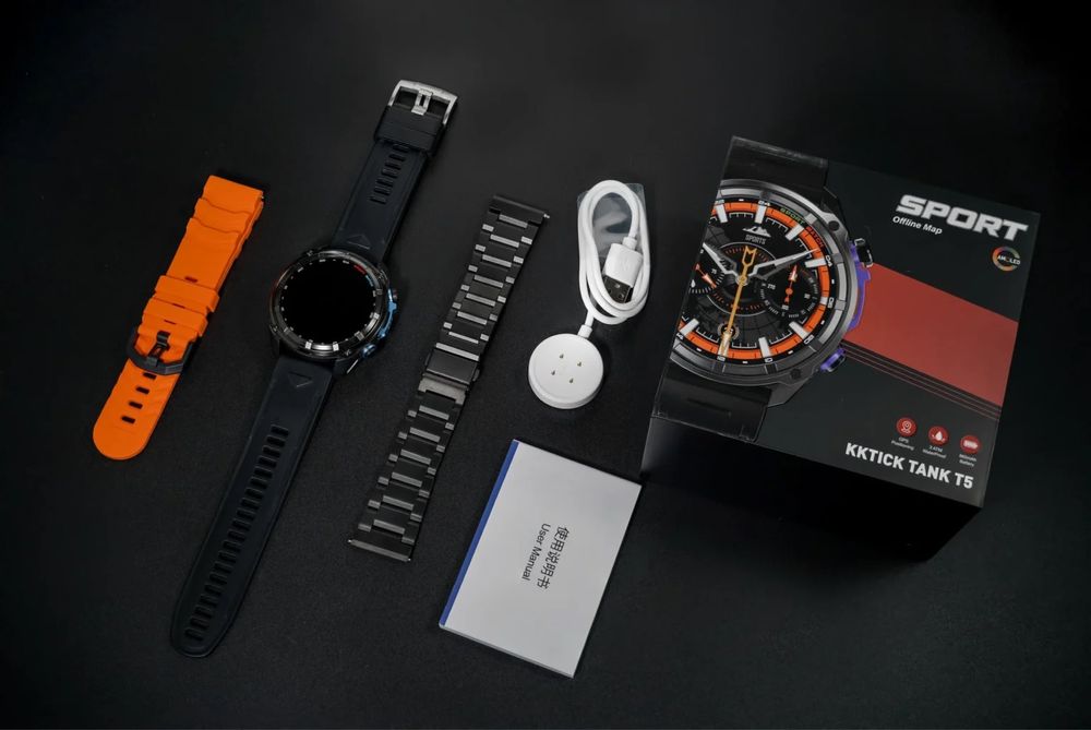 Ceas smart rugged KKTICK Tank T5, preț 500 lei negociabil