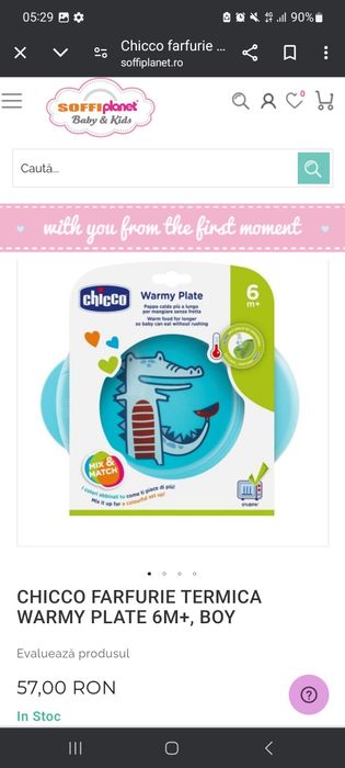 Farfurie termica warmy