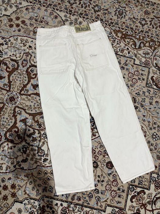 белые джинсы Dime