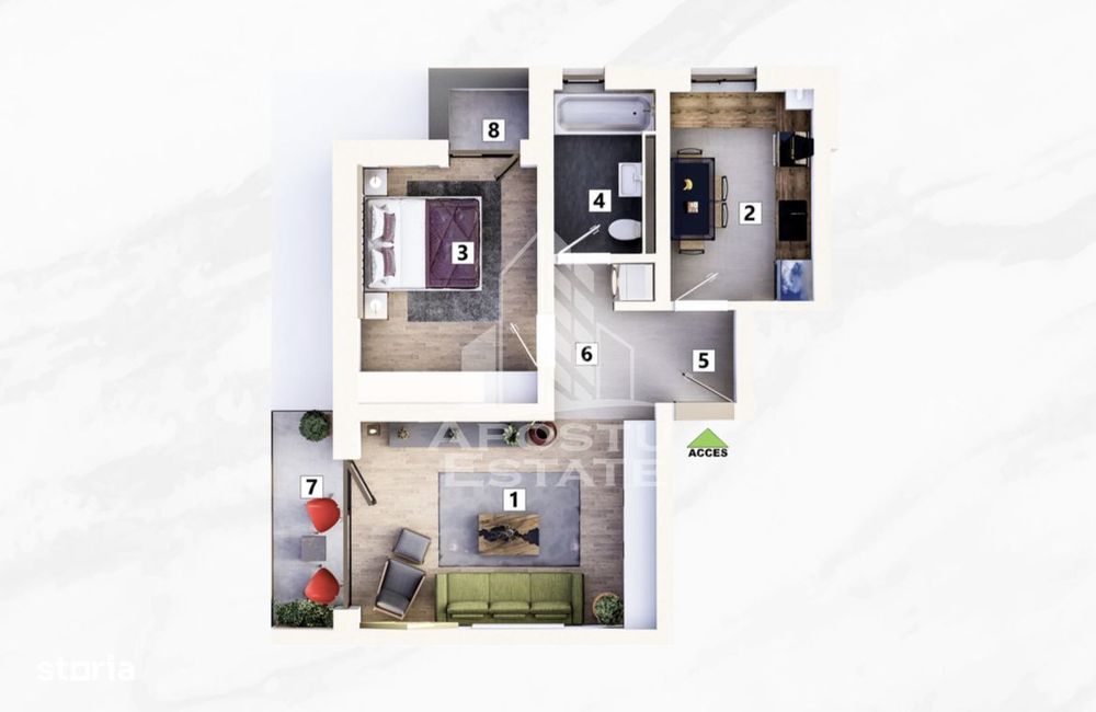 Apartamente cu 2 camere de vanzare, parcare inclusa, Mehala Timisoara